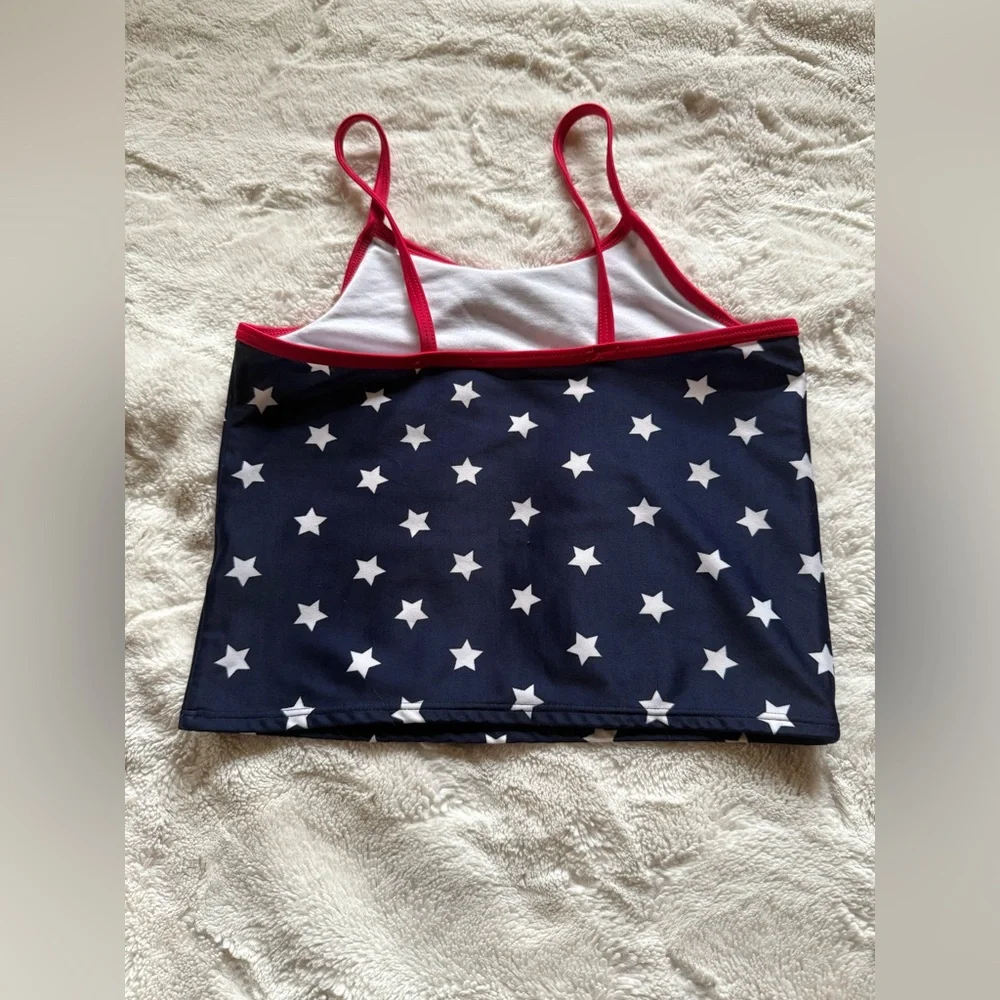 The Children's Place Blue and Red Bikini Top Swimwear